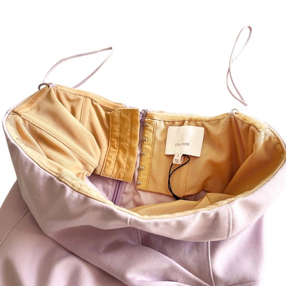 CINQ A SEPT CASSANDRA Strapless Ruffle Dress NWT - Picture 13 of 15